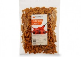 Damodara Chilli Chipsy (Chilli A Konopné Semínko) 100 g