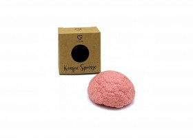 Goodie - Konjac houbička růžový jíl