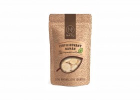Natu Lyofilizovaný banán plátky 45 g